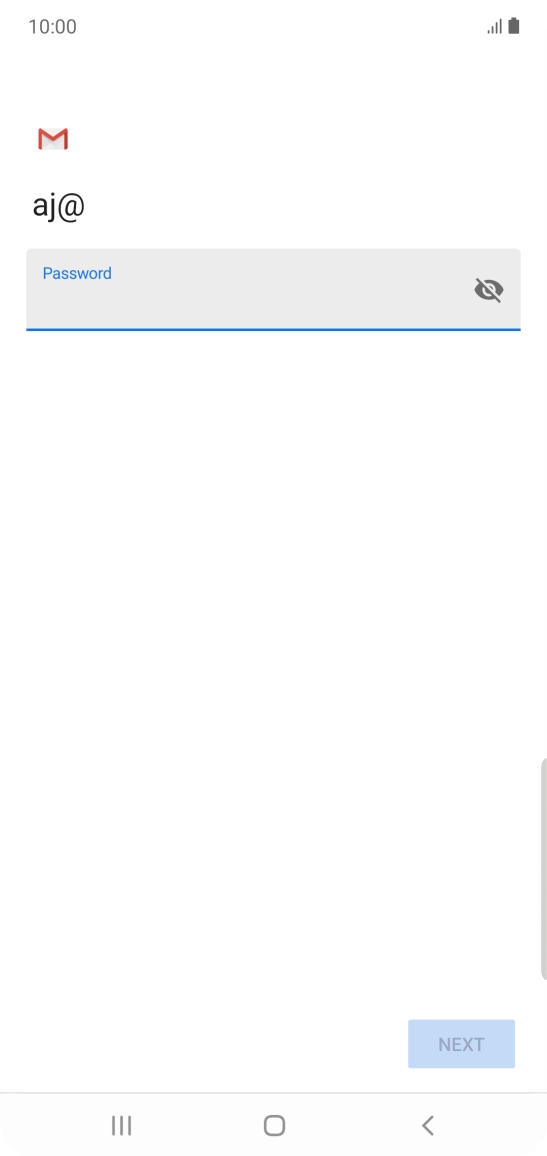 Press the field below 