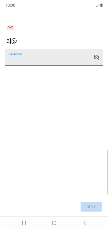 Press the field below 