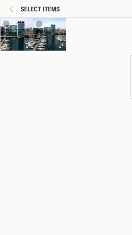 Press the required picture.