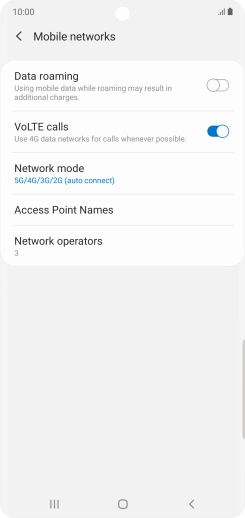 Press Access Point Names.
