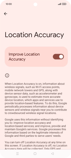 If you press the indicator next to 