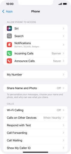 Press Wi-Fi Calling.