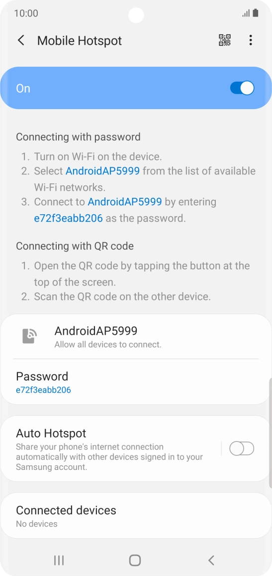 Press the Home key to return to the home screen.