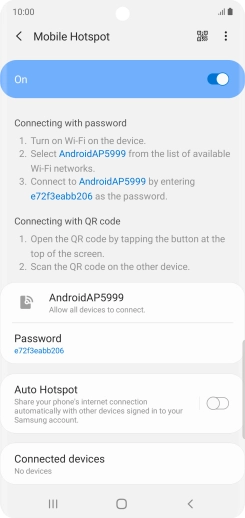 Press the Home key to return to the home screen.