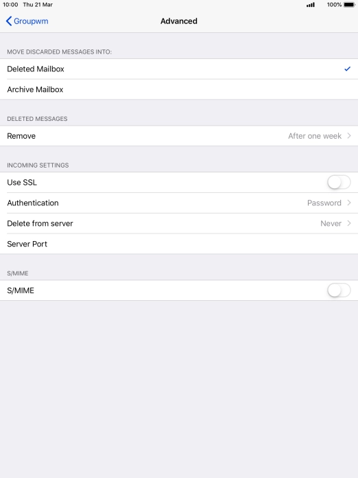 Press Authentication.