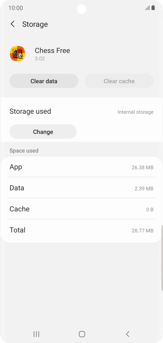 Press the Home key to return to the home screen.