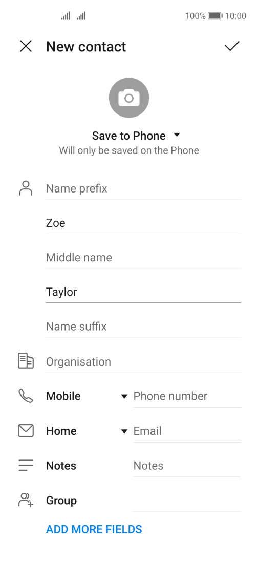 Press Phone number and key in the required phone number.