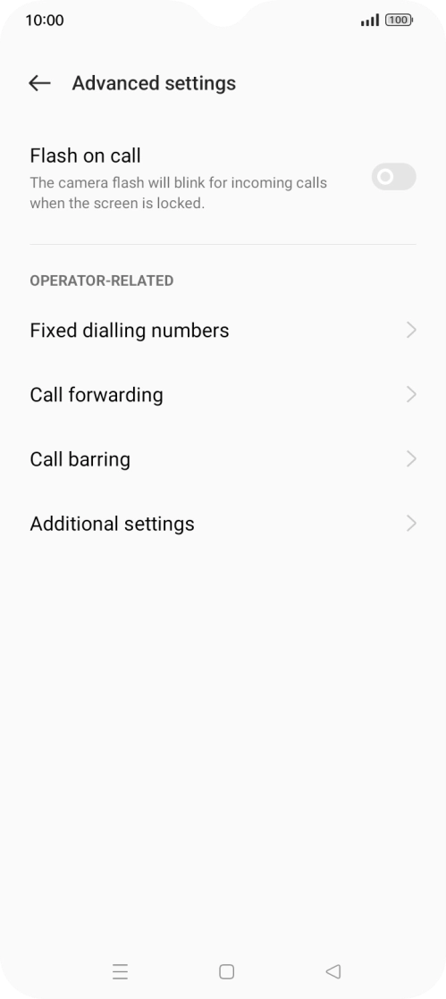 Press Fixed dialling numbers.