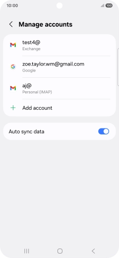 Press the Home key to return to the home screen.