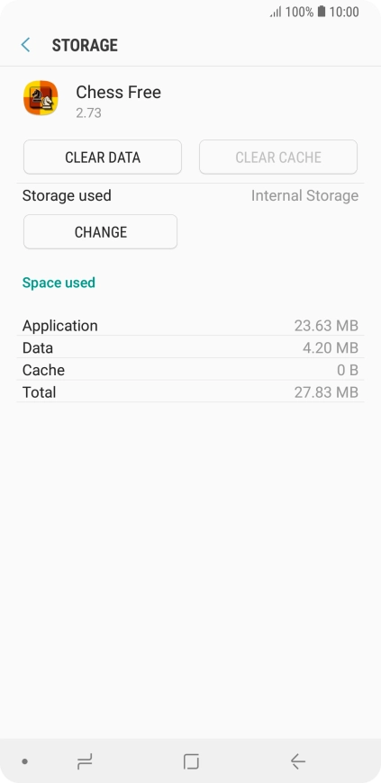 Press the Home key to return to the home screen.