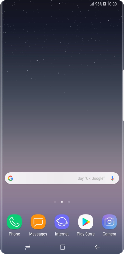 When the battery charging icon is displayed, the battery is charging.