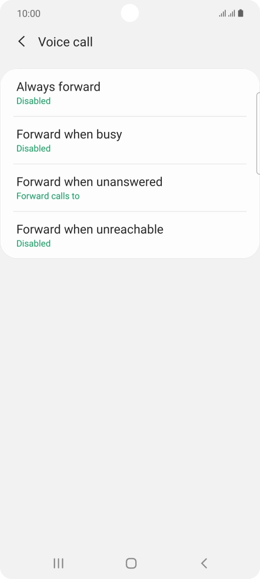 Press the Home key to return to the home screen.