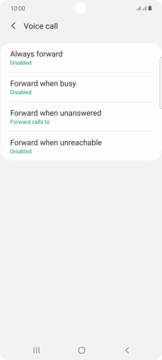Press the Home key to return to the home screen.