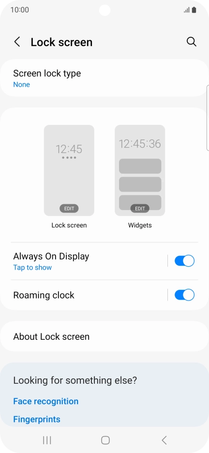 Press the Home key to return to the home screen.