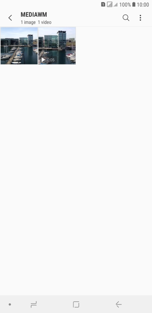 Press and hold any picture or video clip.