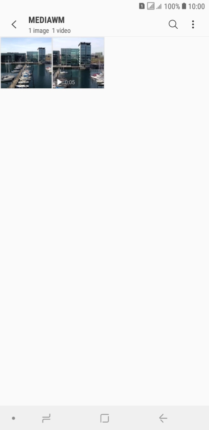 Press and hold any picture or video clip.