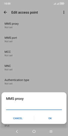 Key in 149.254.201.135 and press OK.