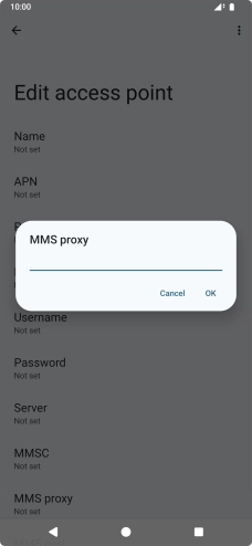 Key in 149.254.201.135 and press OK.