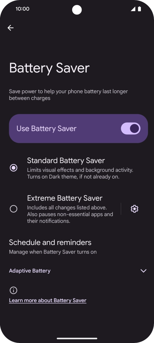 Slide your finger upwards starting from the bottom of the screen to return to the home screen.