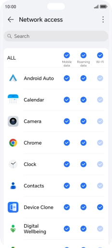 Press the field in the 