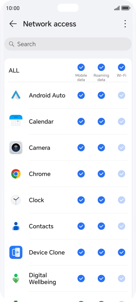Press the field in the 