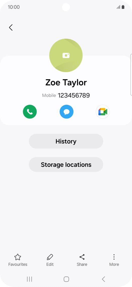Press the Home key to return to the home screen.