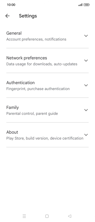 Press Network preferences.