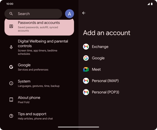 Press Personal (IMAP).