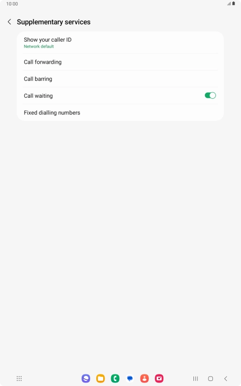 Press Fixed dialling numbers.