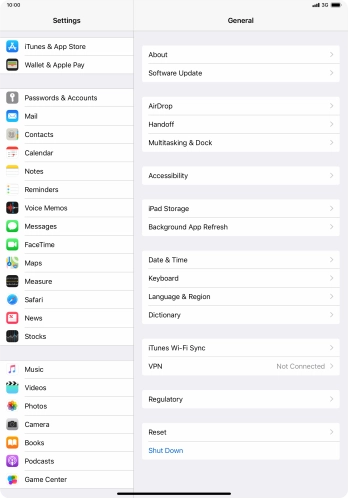 Press Passwords & Accounts.
