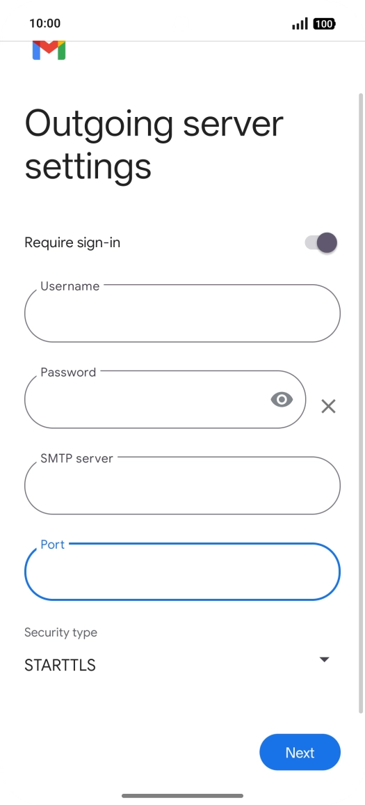 Press the drop down list below 