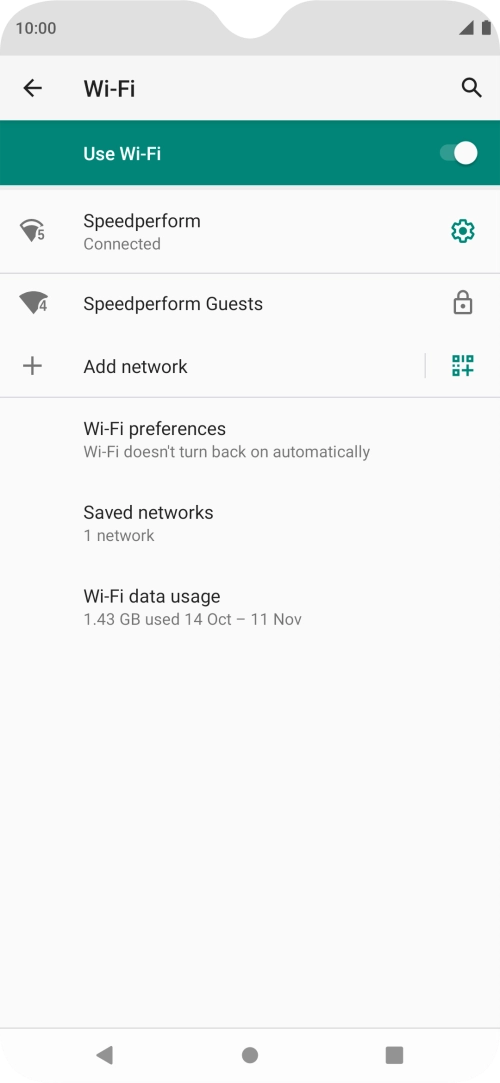 Press the Home key to return to the home screen.