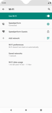 Press the Home key to return to the home screen.