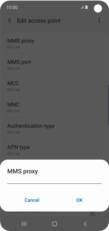 Key in 149.254.201.135 and press OK.
