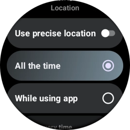 Follow the instructions on the screen to select the required settings and turn the function on or off.