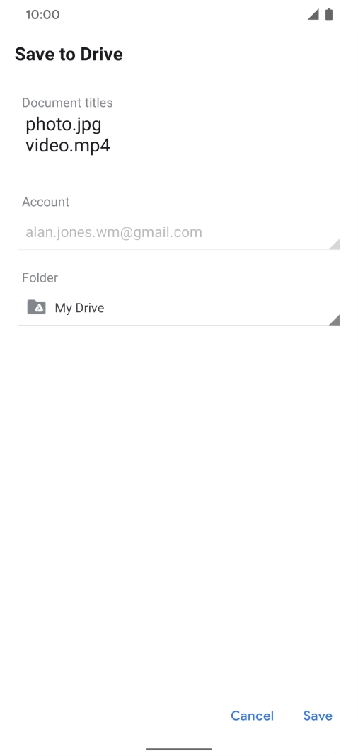 Press the field below 