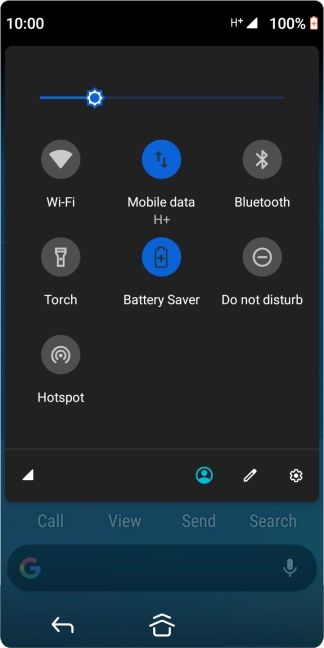 Press the Home key to return to the home screen.