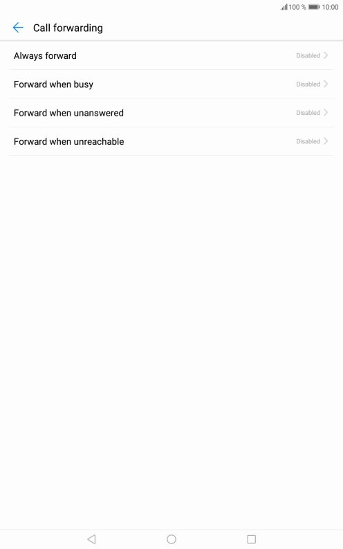 Press the Home key to return to the home screen.