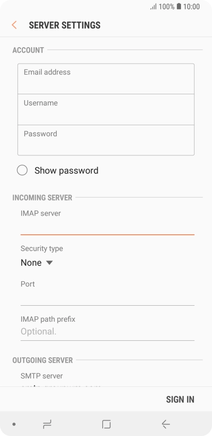 Press the drop down list below 