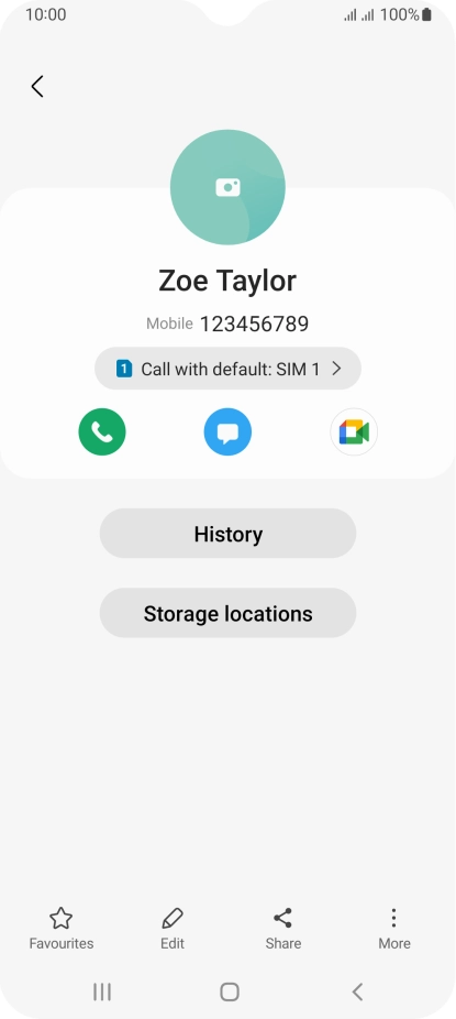 Press the Home key to return to the home screen.