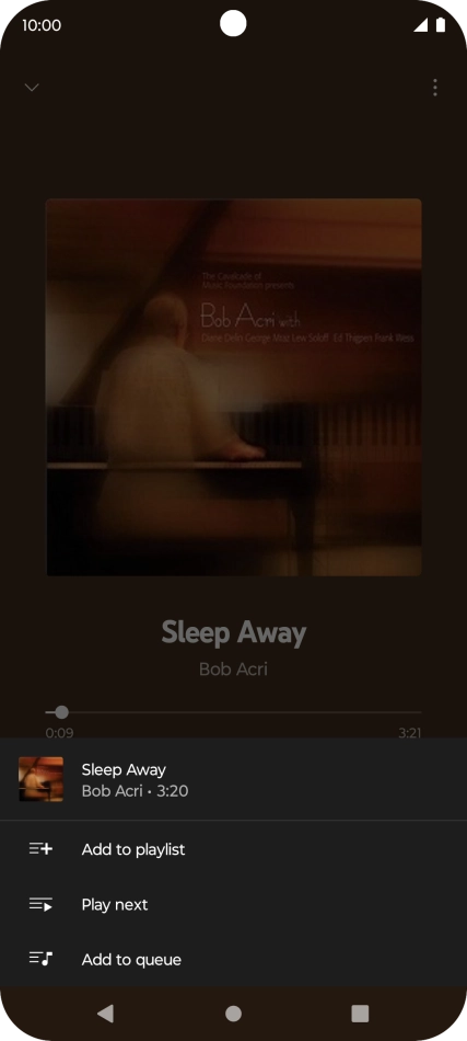 Press Add to playlist.