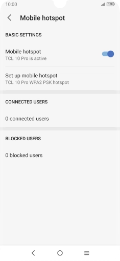 Press the Home key to return to the home screen.