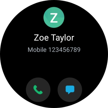 Press the call icon.