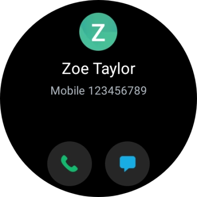 Press the call icon.