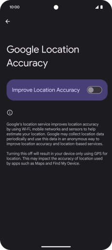 If you press the indicator next to 