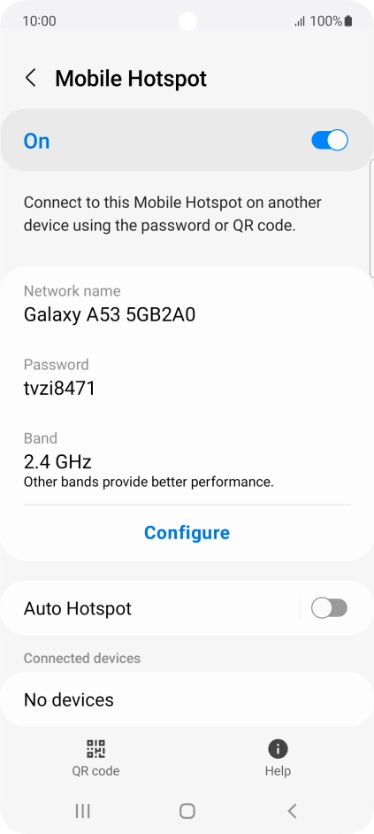 Press the Home key to return to the home screen.