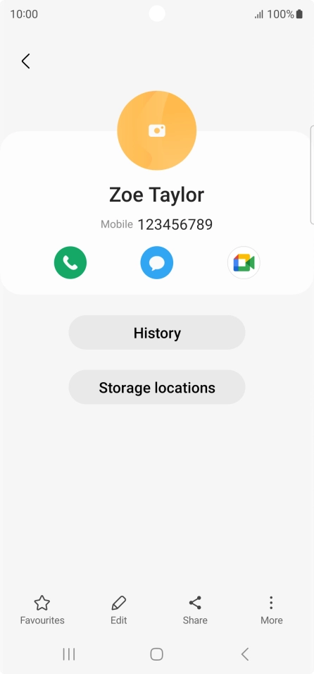 Press the Home key to return to the home screen.