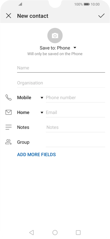 Press the address book drop down list.