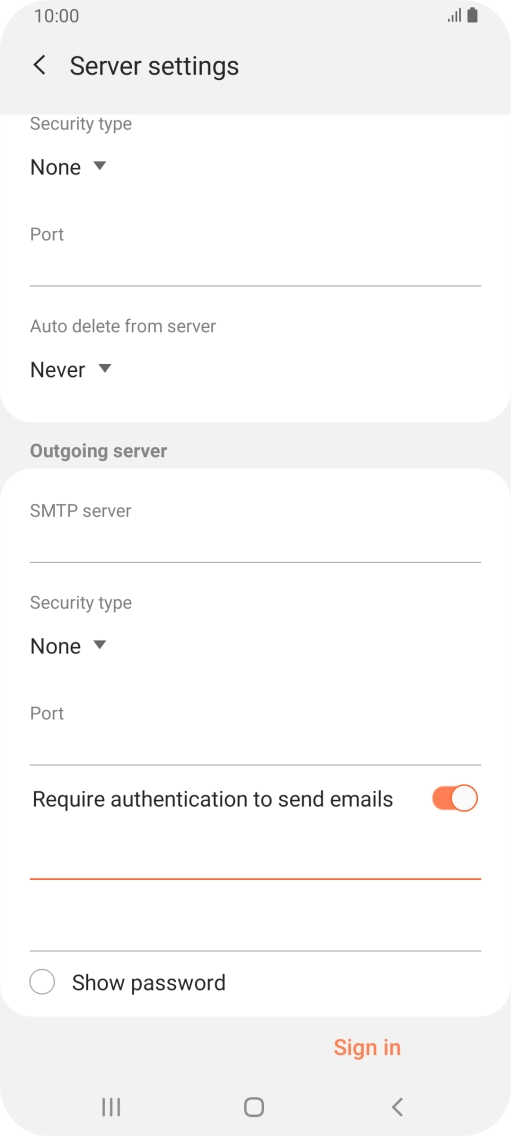 Press the second field below 