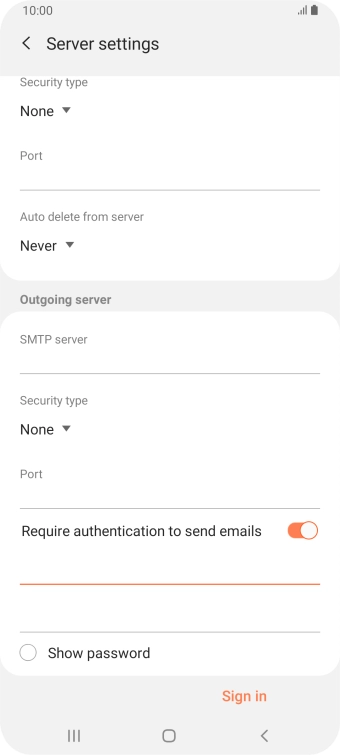 Press the second field below 